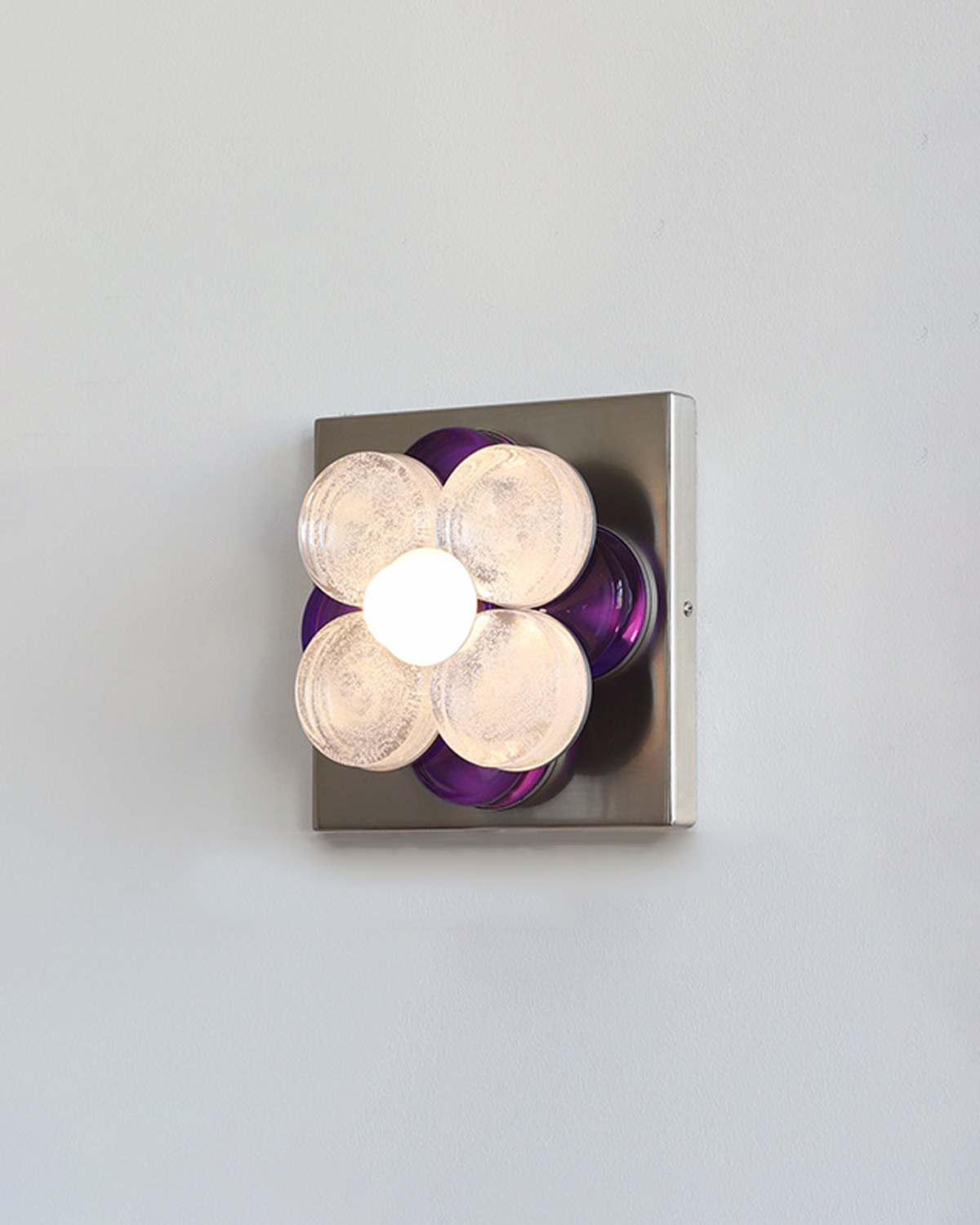 Murano Glass Clover Wall Sconce