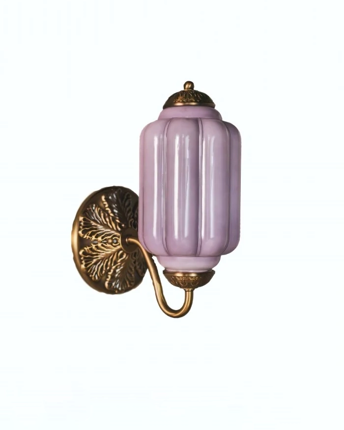 Murano Pumpkin Glass Wall Lamp