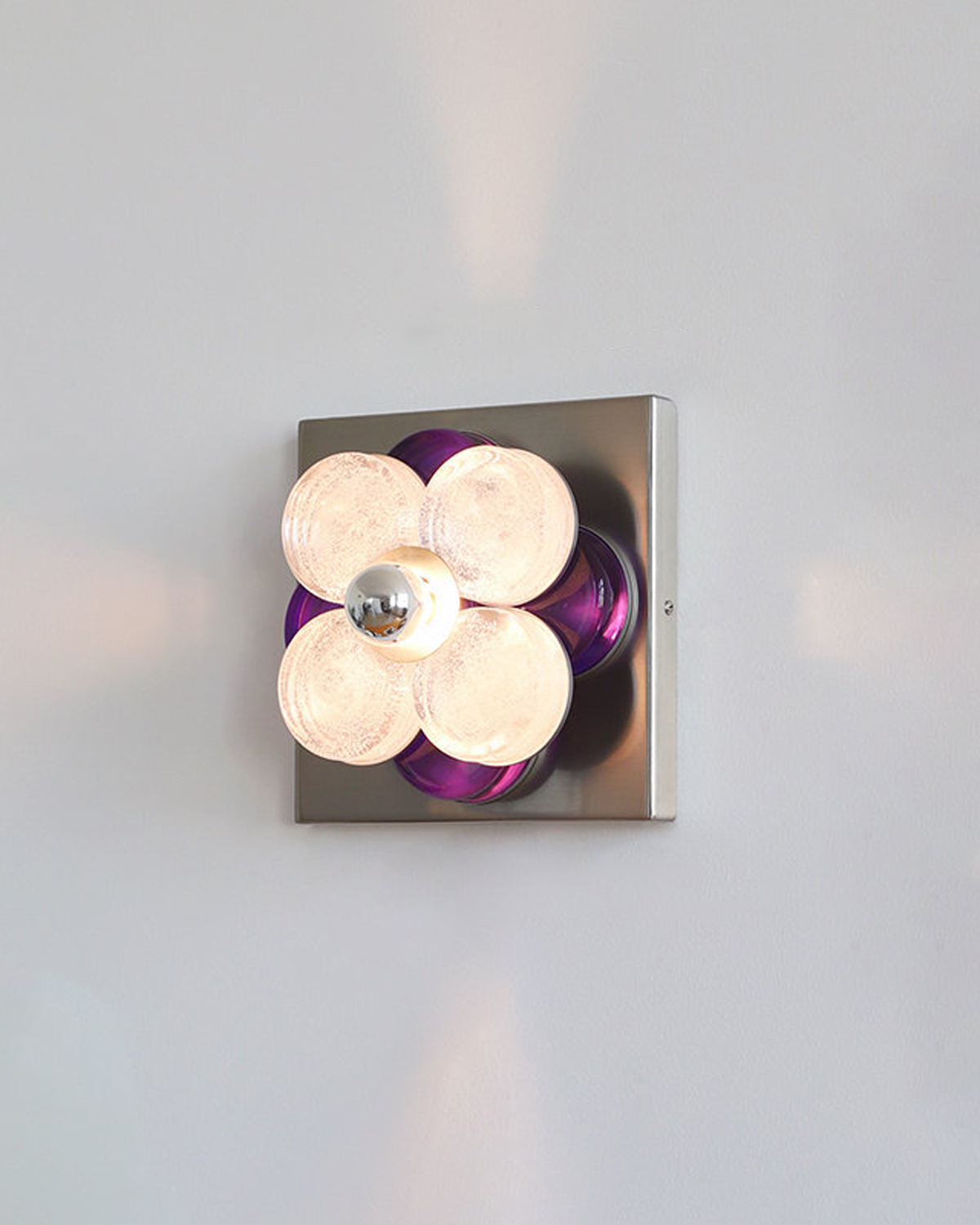 Murano Glass Clover Wall Sconce