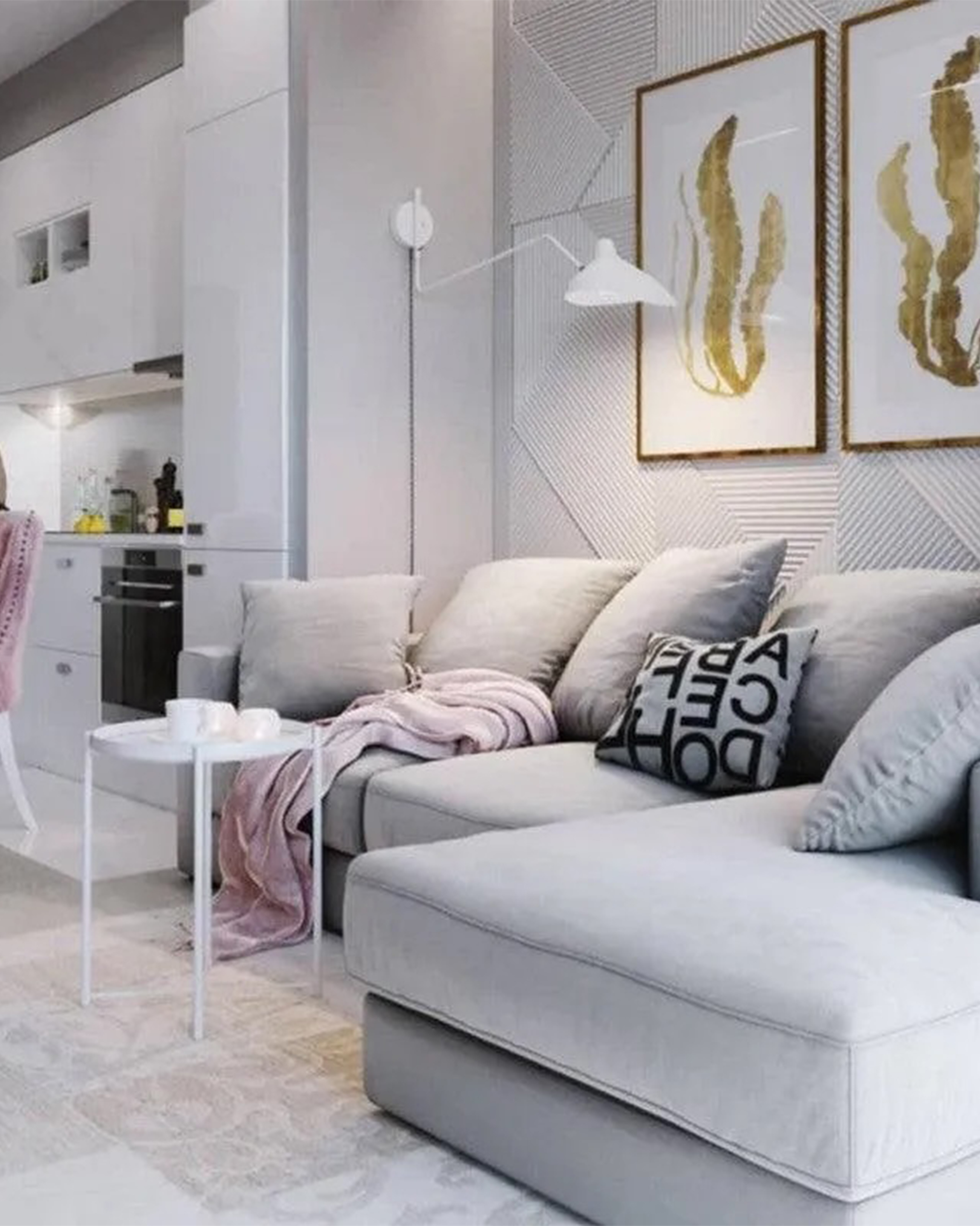 Versatile Arm Plug-in Wall Sconce 