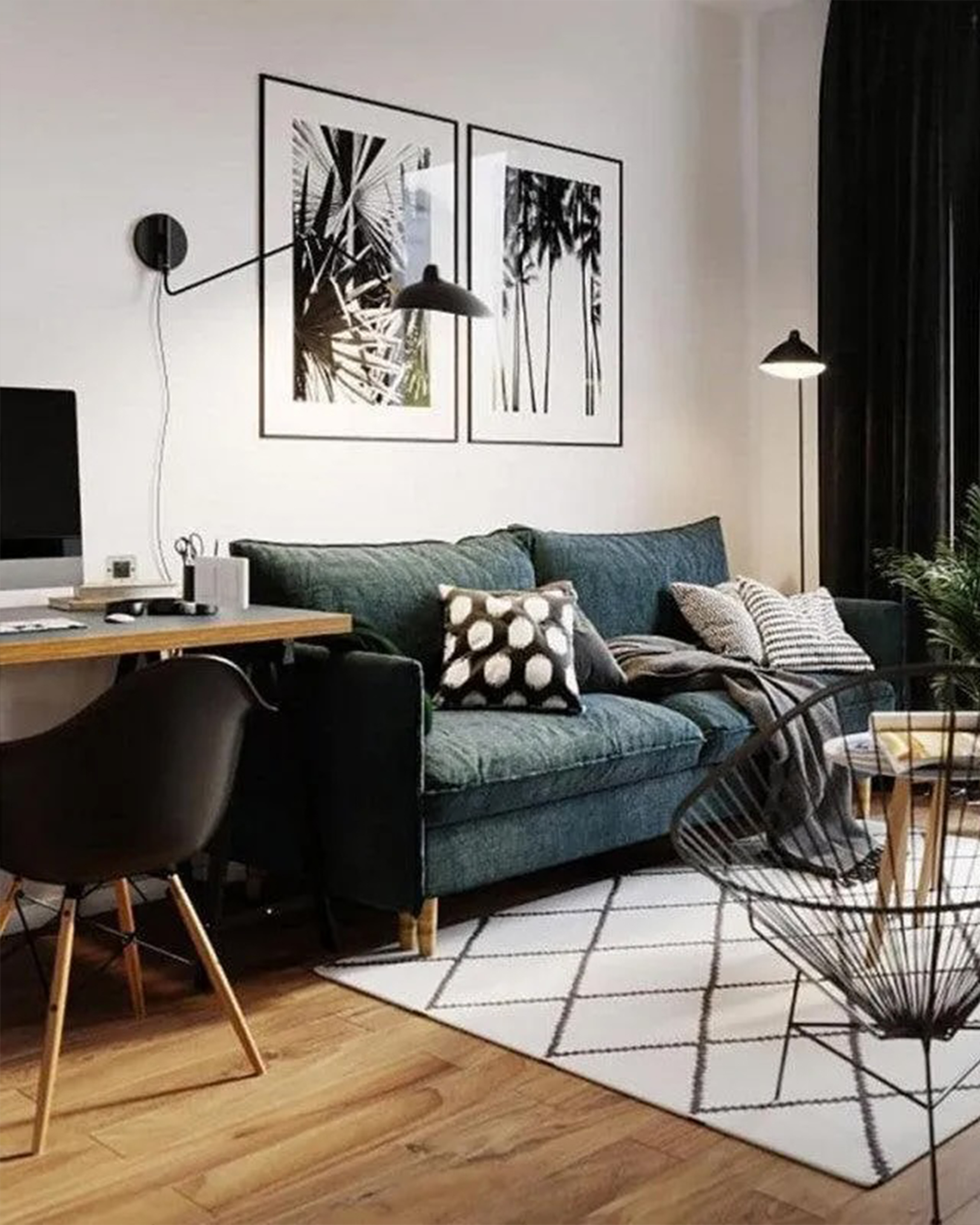 Versatile Arm Plug-in Wall Sconce 