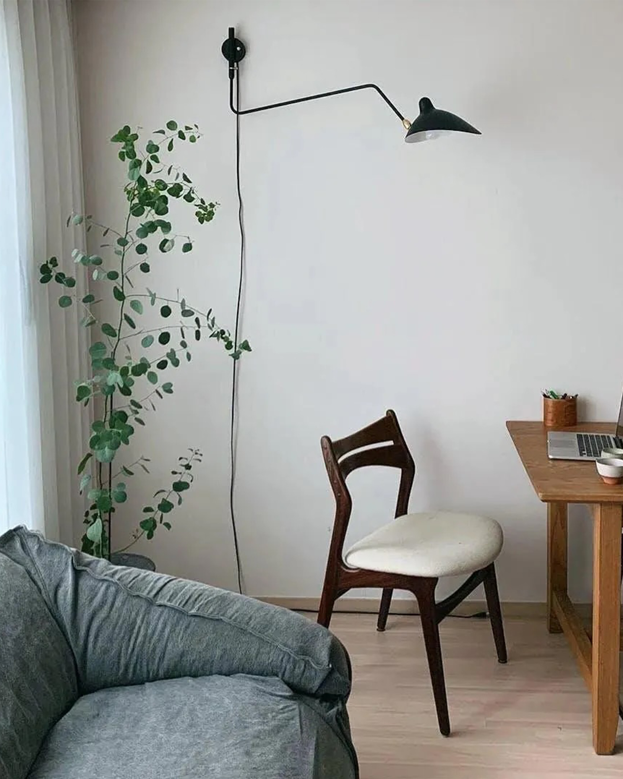 Versatile Arm Plug-in Wall Sconce 