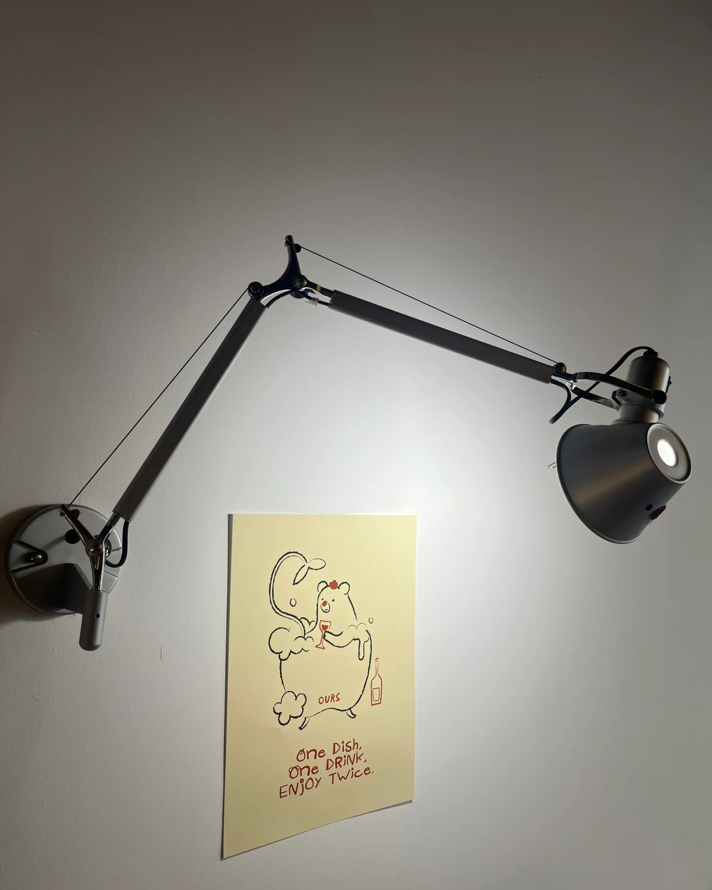 Mercury Swing Arm Wall Lamp