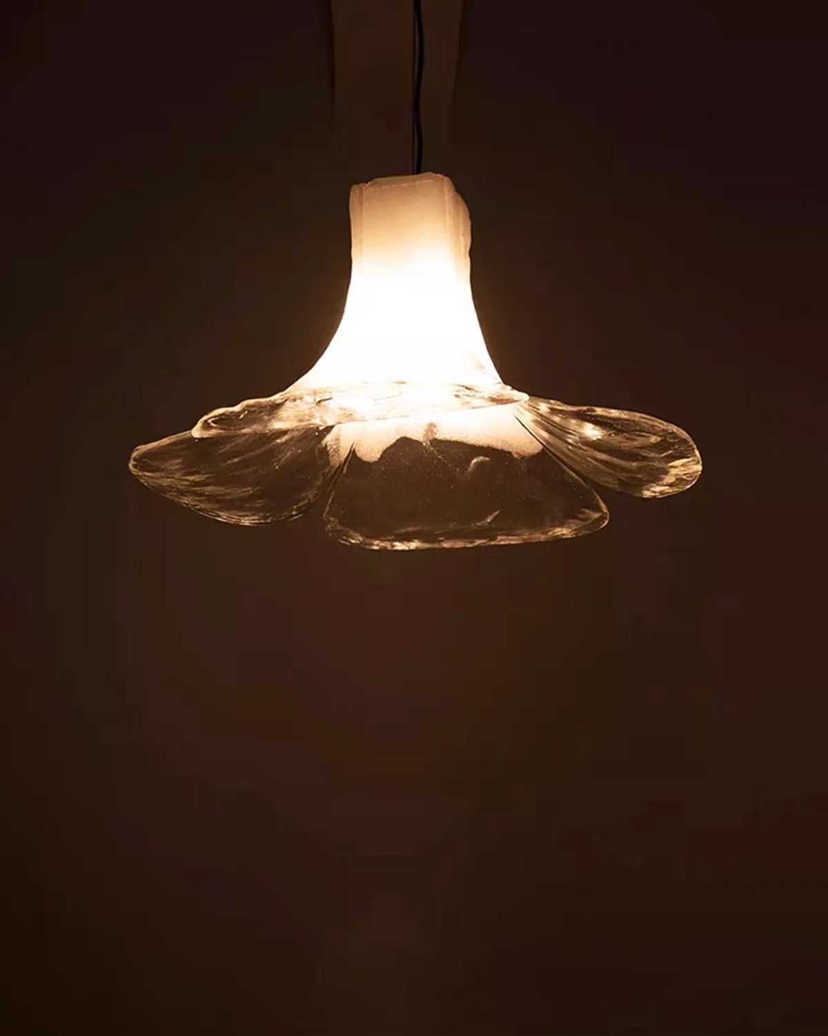 Murano Glass Flower Pendant Lamp