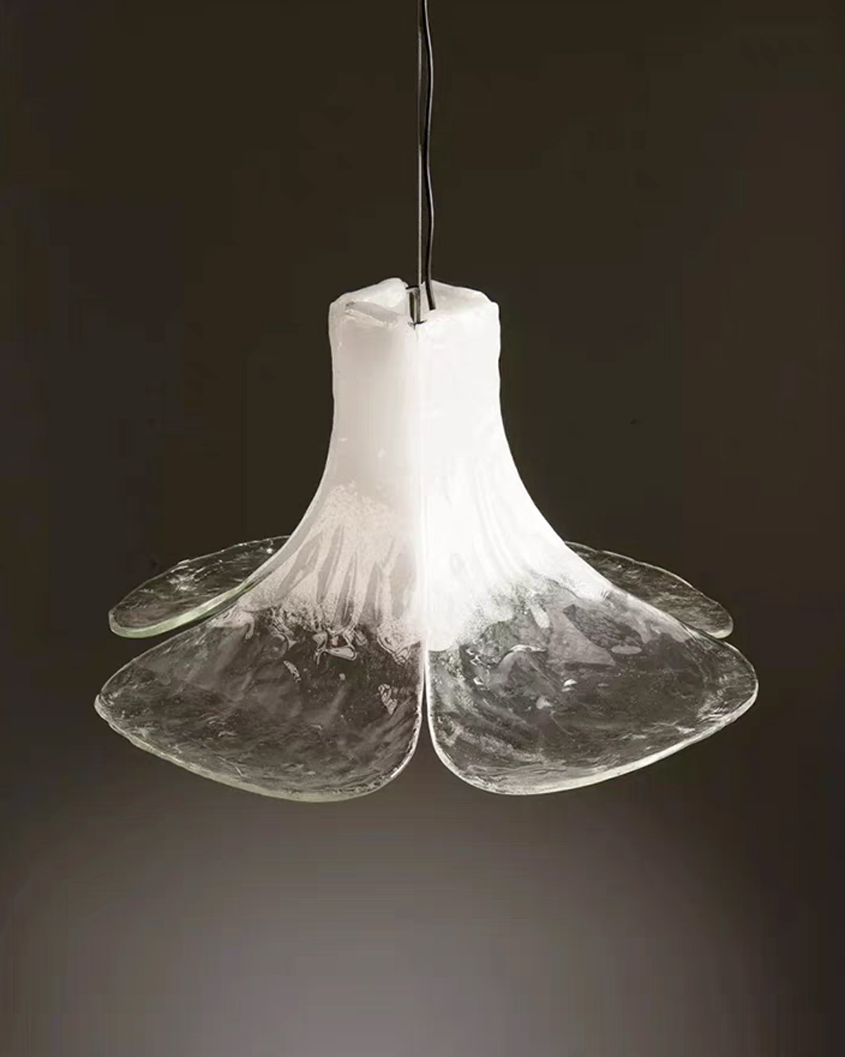 Murano Glass Flower Pendant Lamp