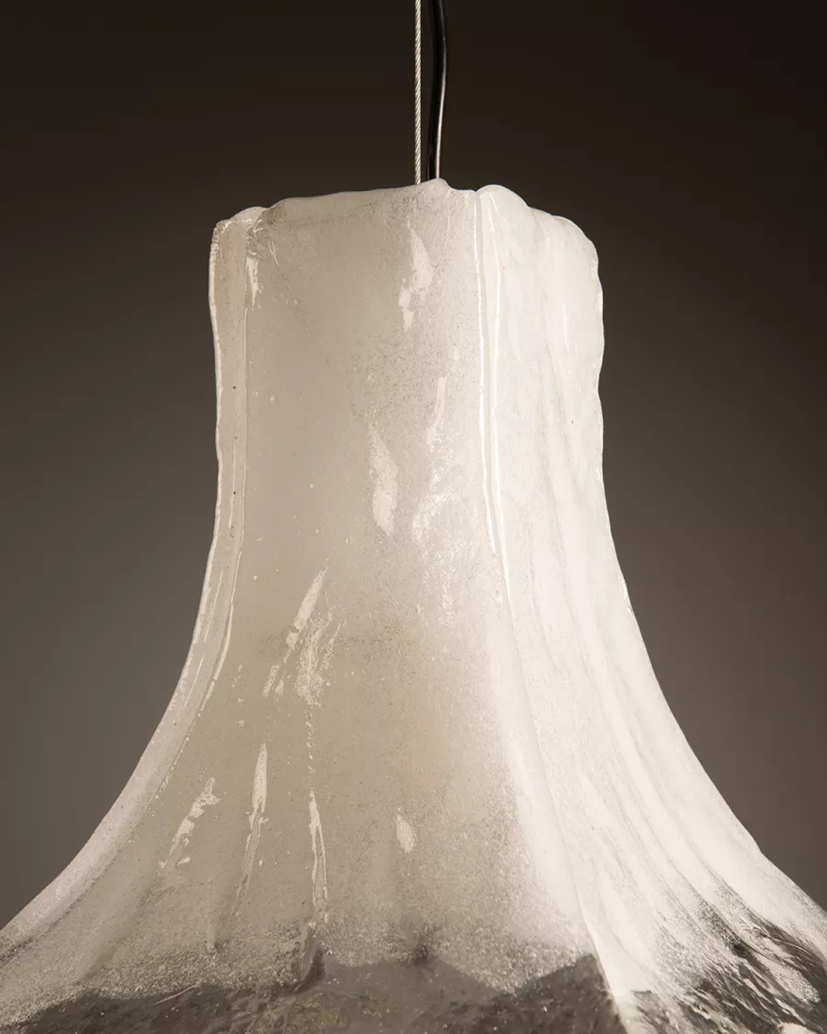 Murano Glass Flower Pendant Lamp