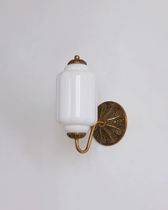 Murano Pumpkin Glass Wall Lamp