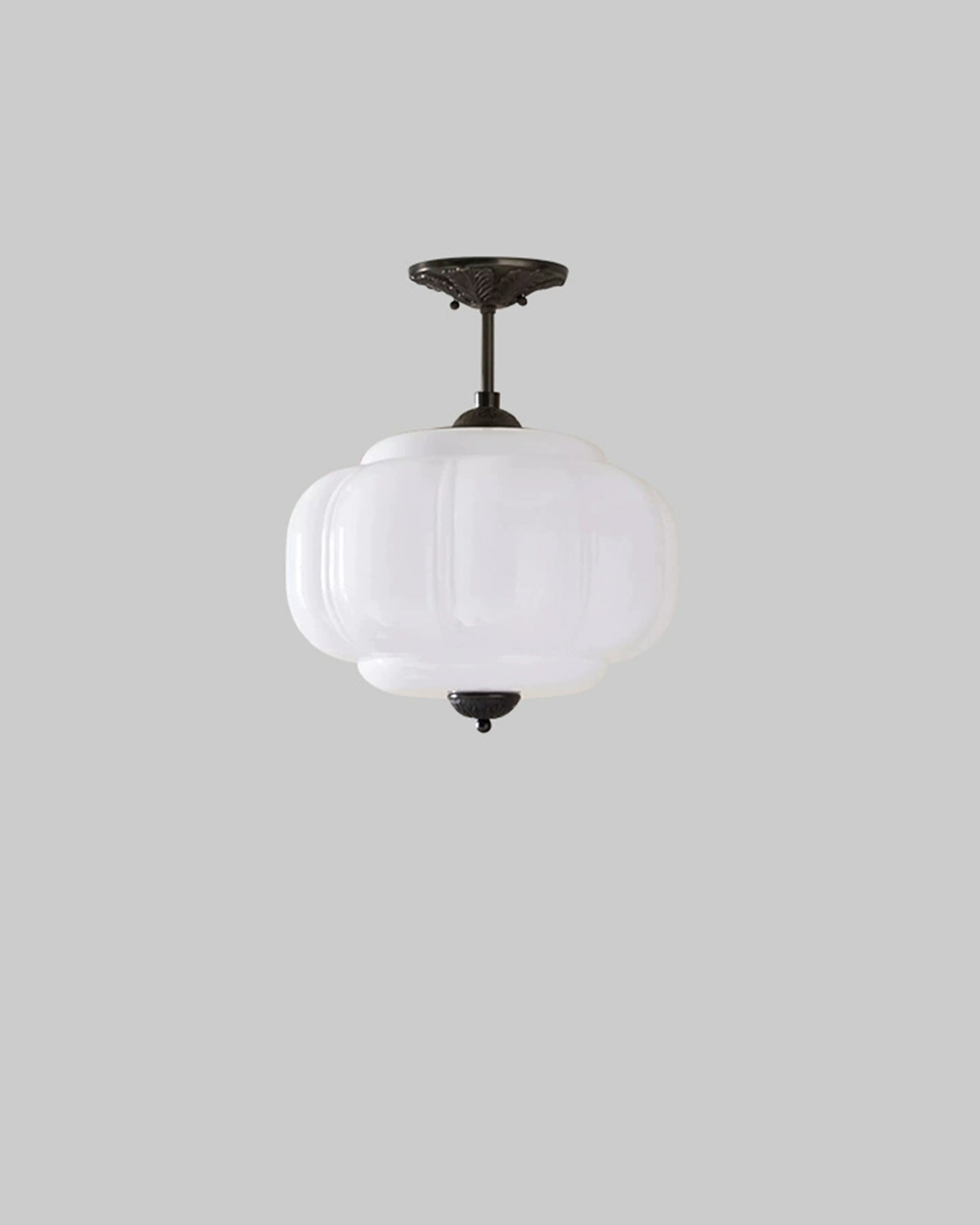 Murano Pumpkin Glass Pendant Lamp