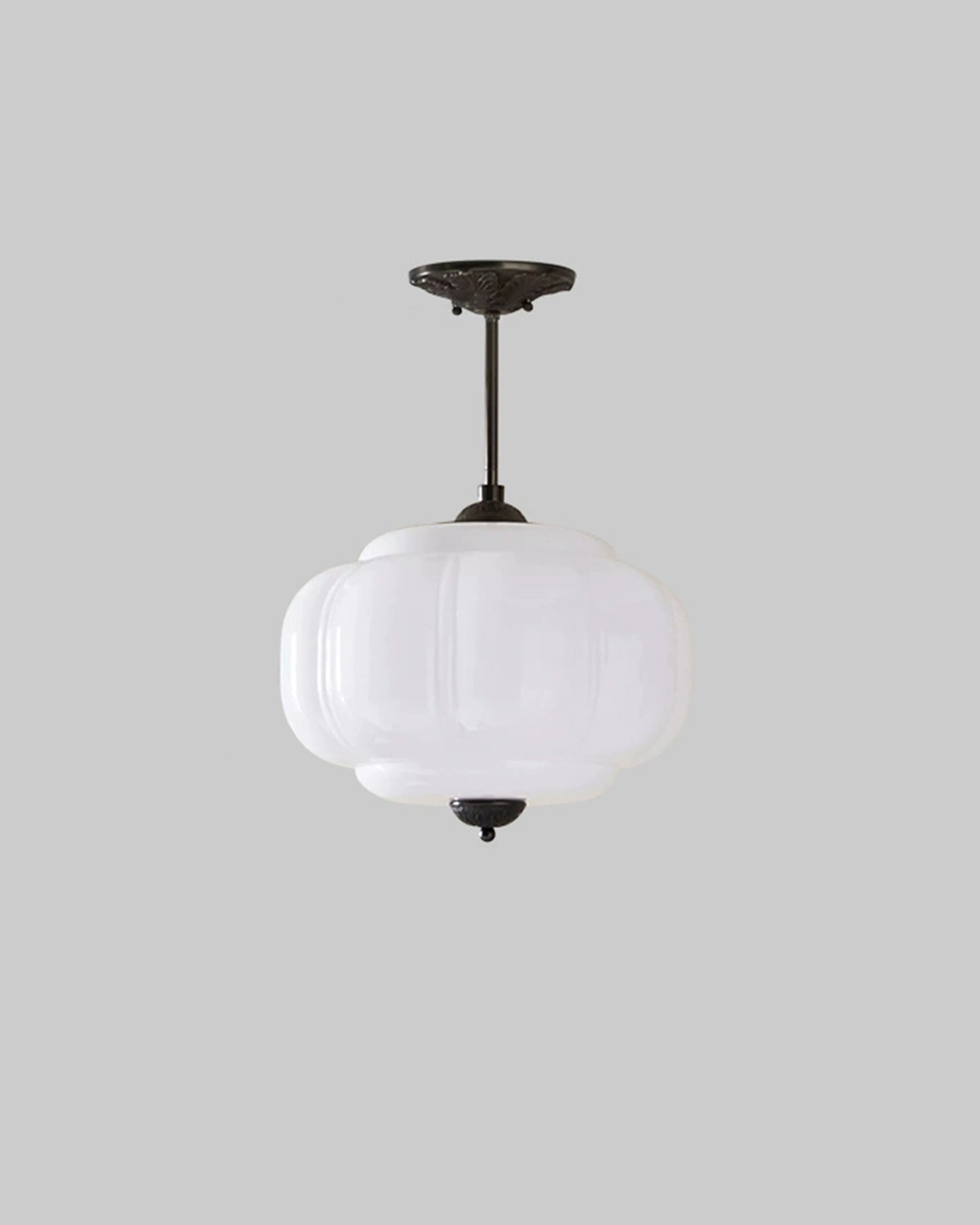 Murano Pumpkin Glass Pendant Lamp