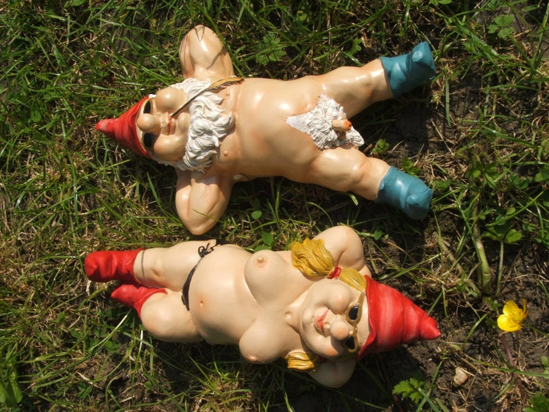 Hot Sale 50% Off-Naughty Garden Gnome Funny Statue