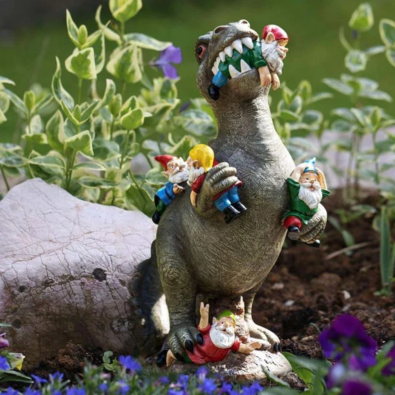 Dinosaur Gnome Garden Statue（Buy two Free Shipping）