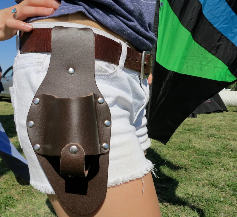 Personalized Leather Beer Holster