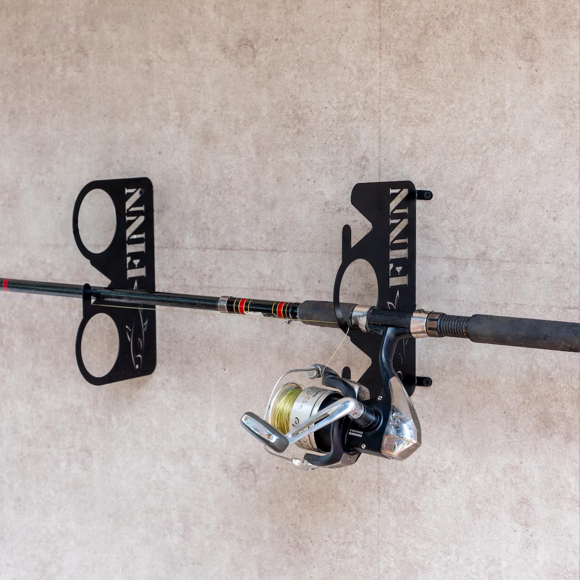 Custom Whale Metal Fishing Rod Rack