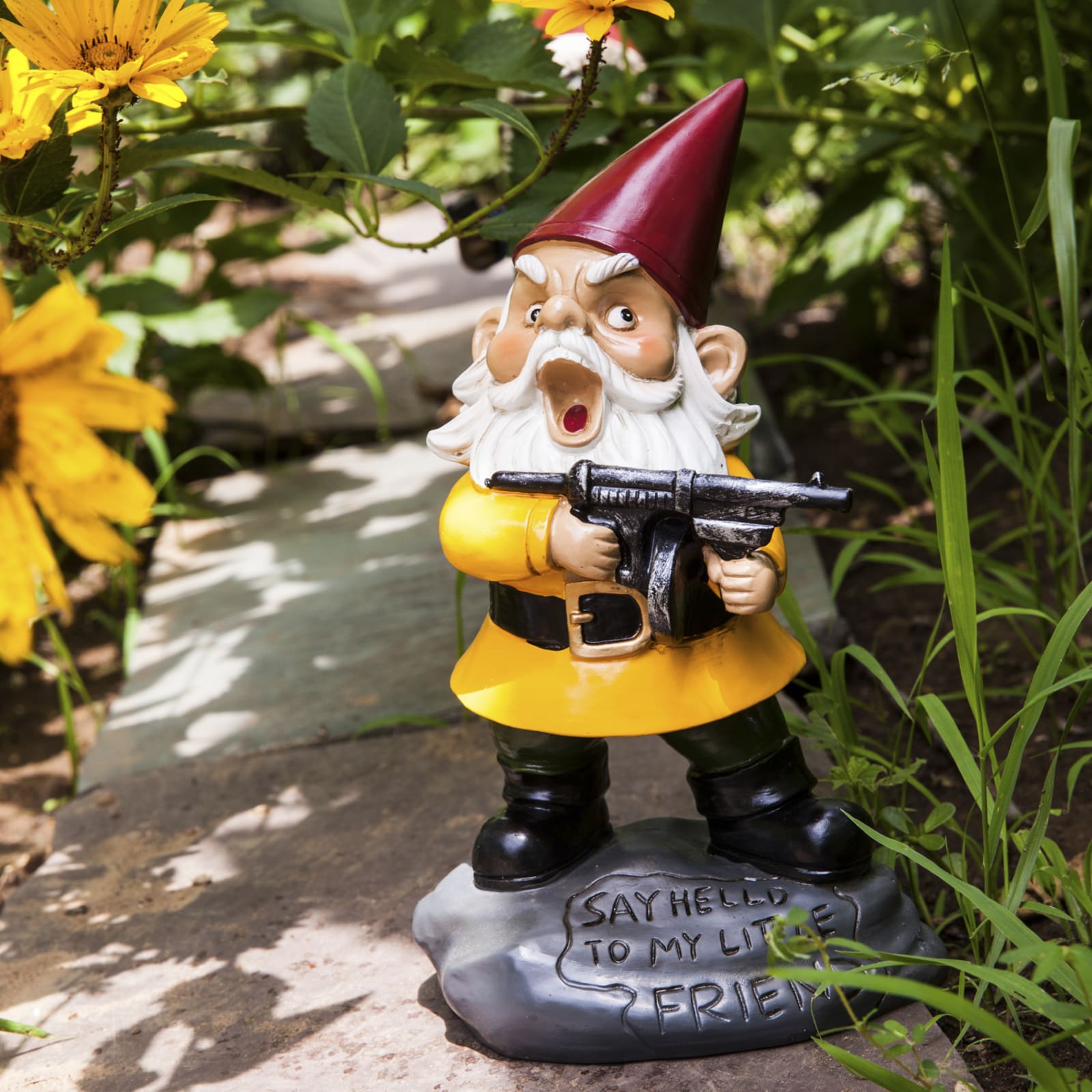 Scarface Lawn Gnome