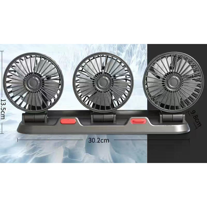 Newly Double Cooling Car Fan