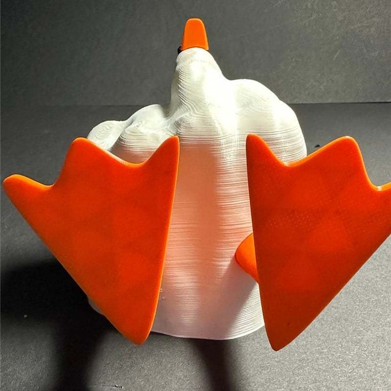 Funny Resin Middle Finger Duck