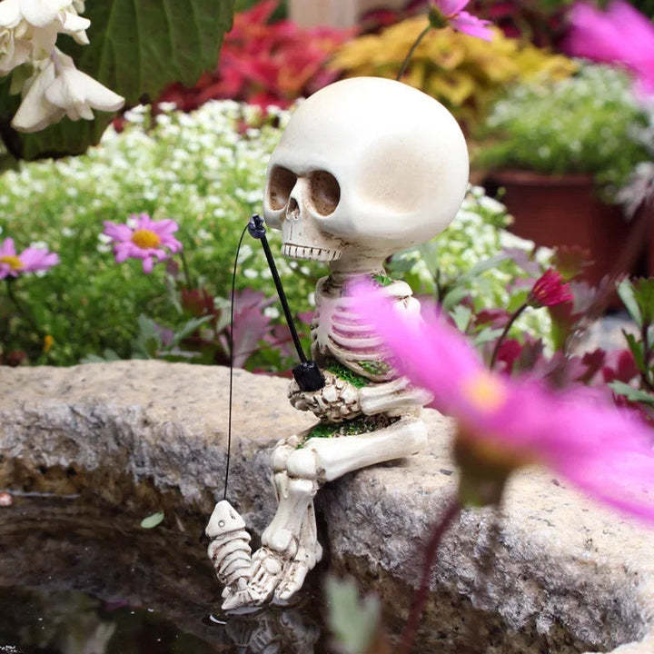 FISHING SKELETON HALLOWEEN DECOR | BUY 1 GET 1 FREE