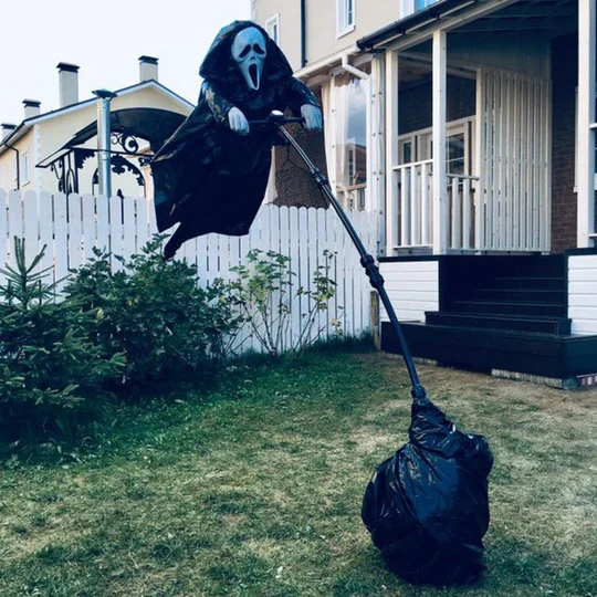Halloween Courtyard Decoration Scream Scarecrow