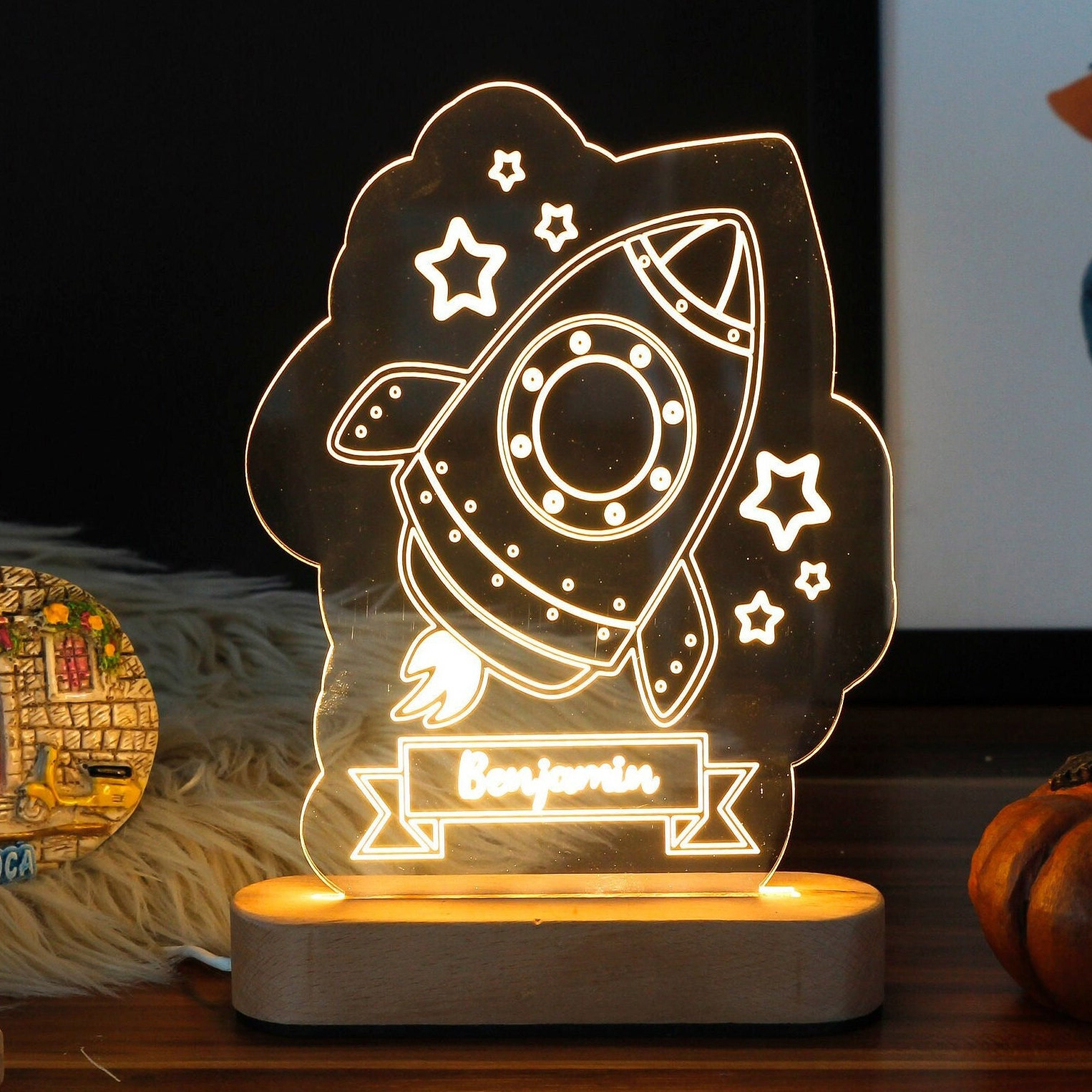 Personalized Children's Room Night Light