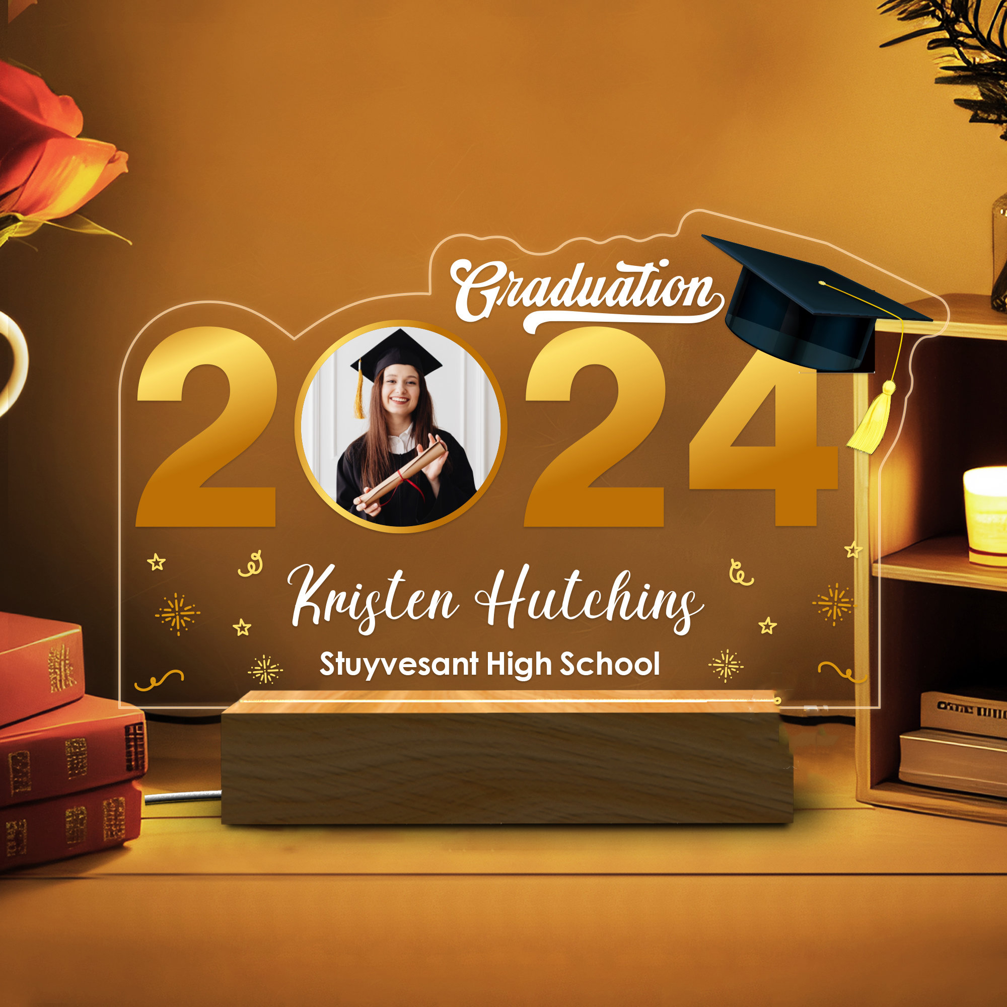 Custom Night Light Graduation Gifts