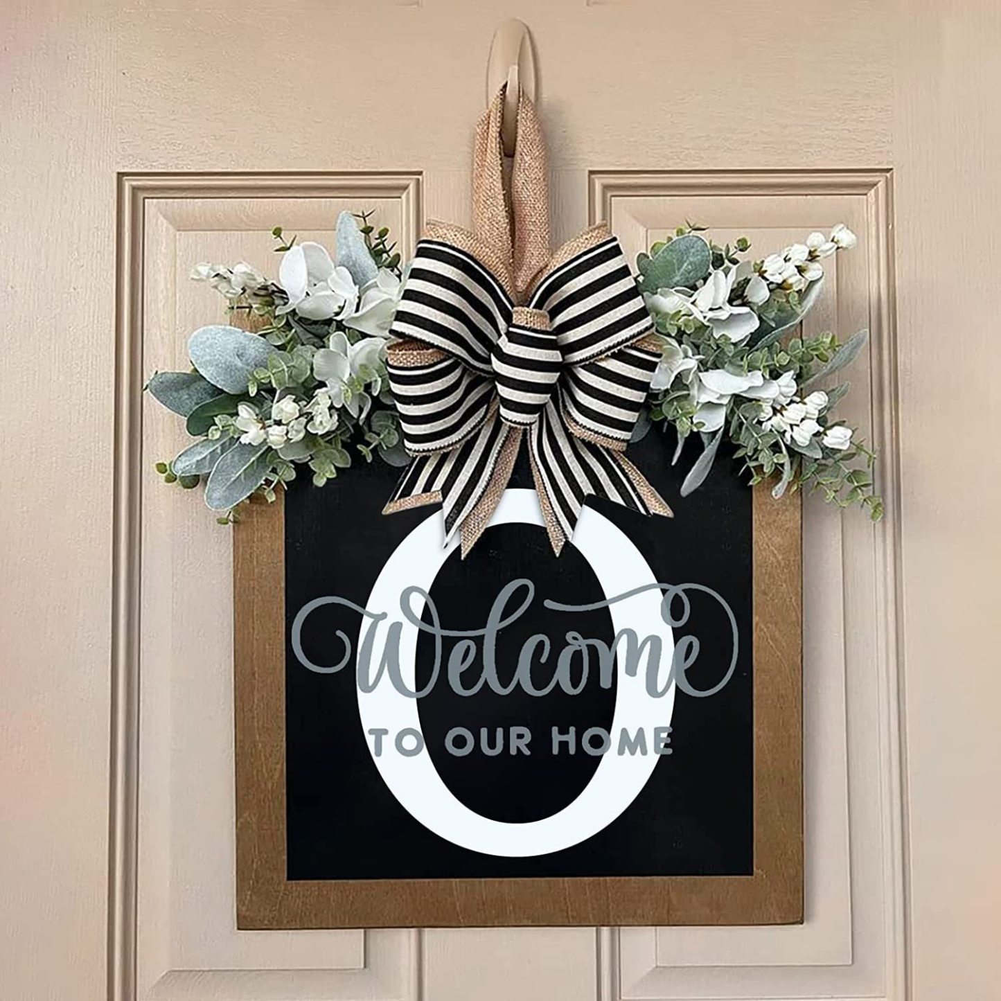 Christmas gift🎁 - 💐Last Name Year Round Front Door Wreath