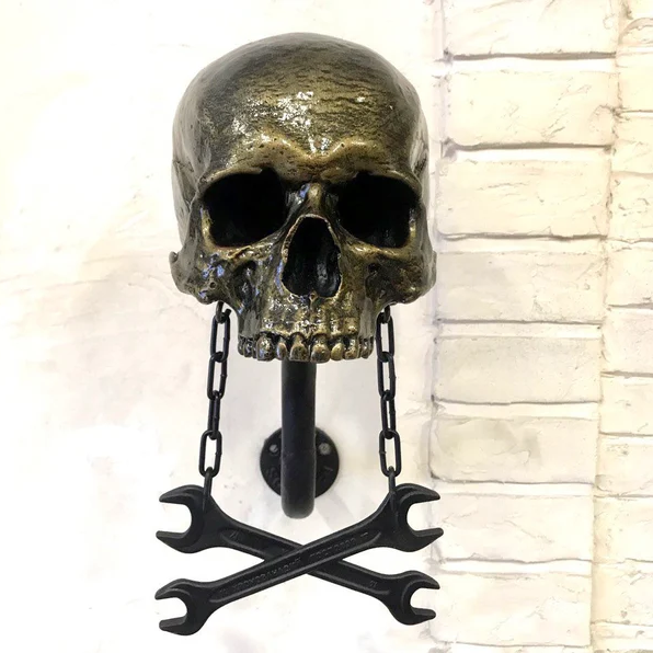 Motorcycle Helmet Skull Holder🎁The most special gift for riders