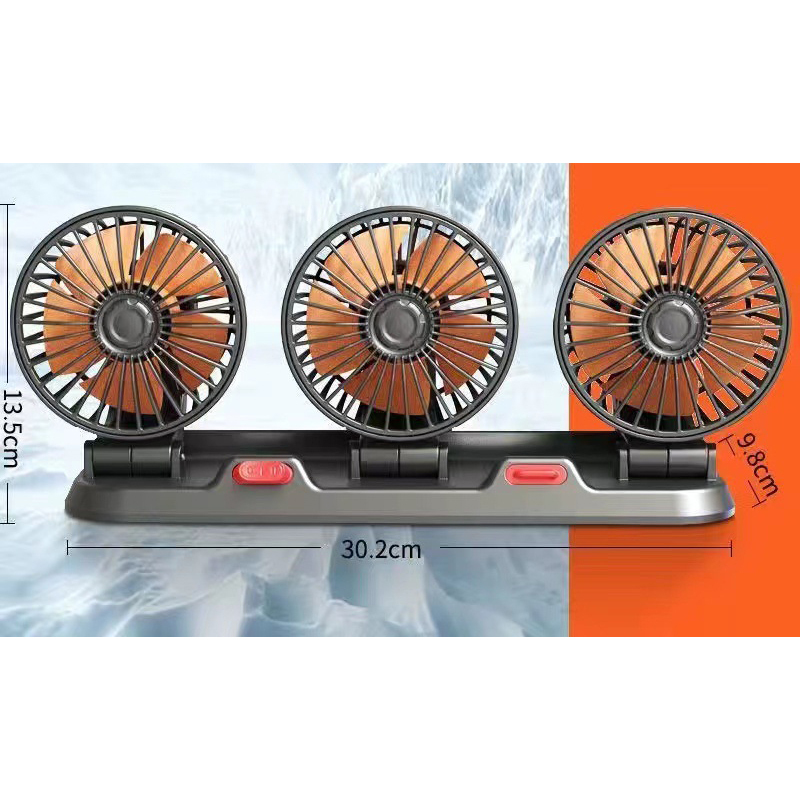 Newly Double Cooling Car Fan