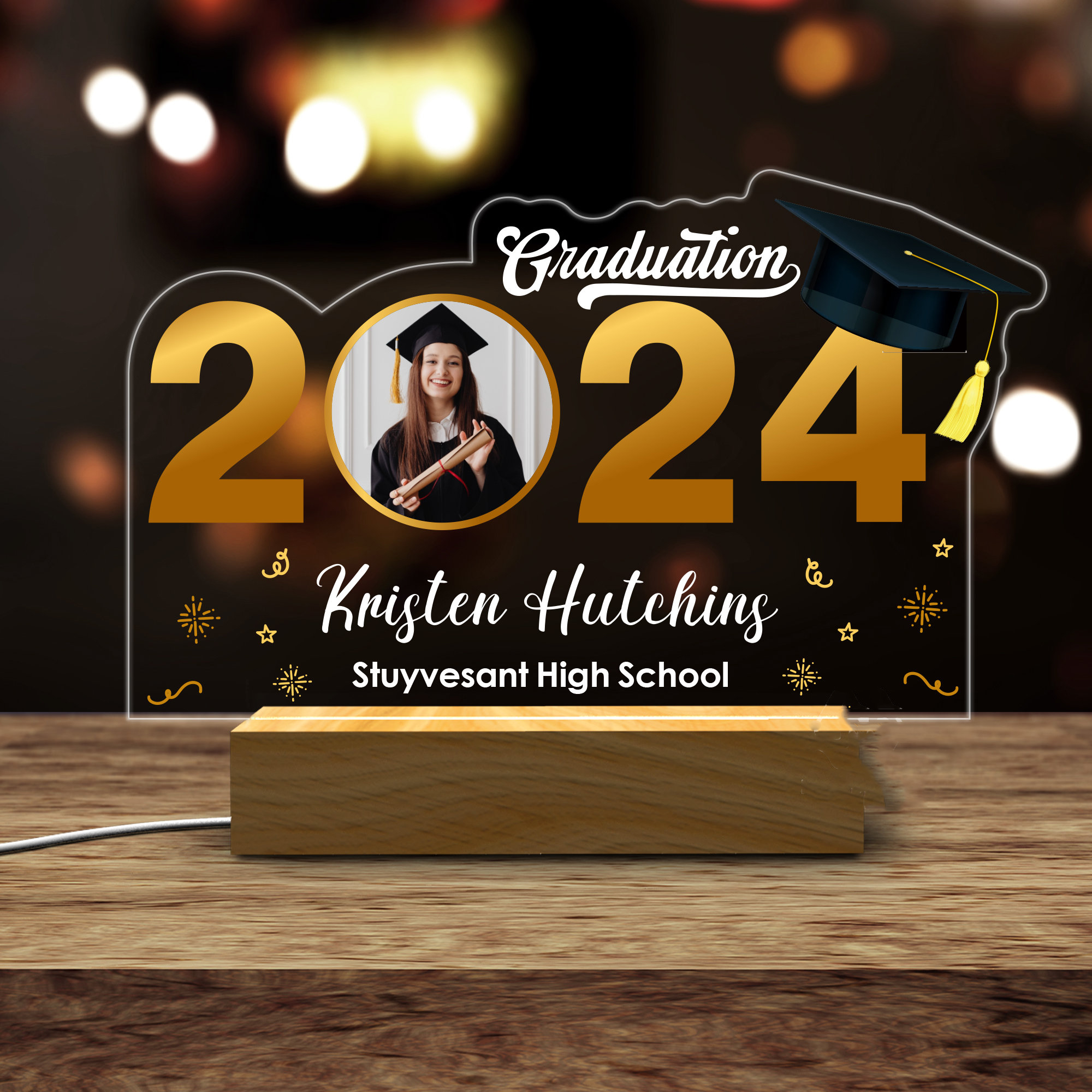 Custom Night Light Graduation Gifts