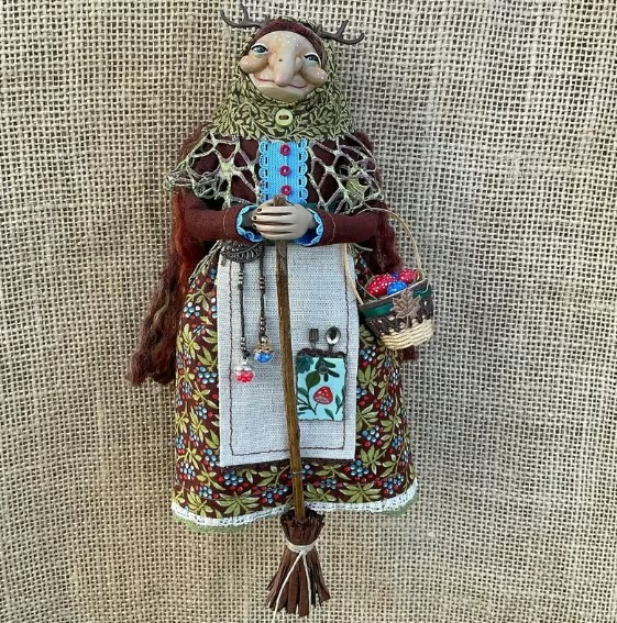 🔥Handmade Kitchen Witch Doll