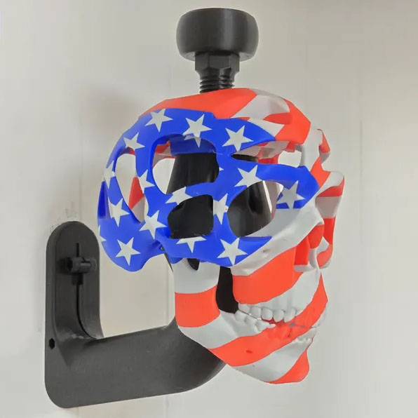 3D Skull Helmet Display Package