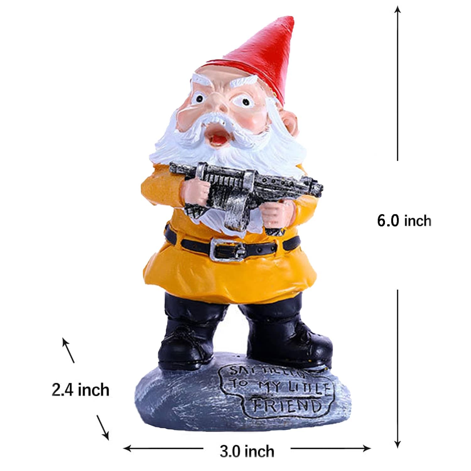 Scarface Lawn Gnome