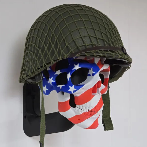 3D Skull Helmet Display Package