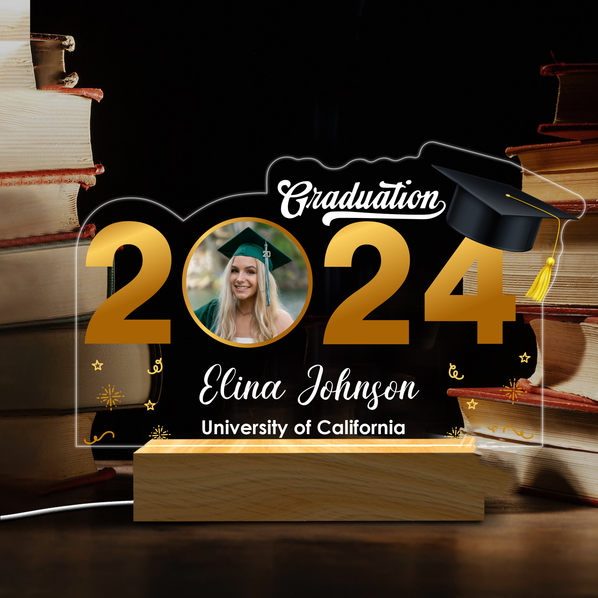 Custom Night Light Graduation Gifts