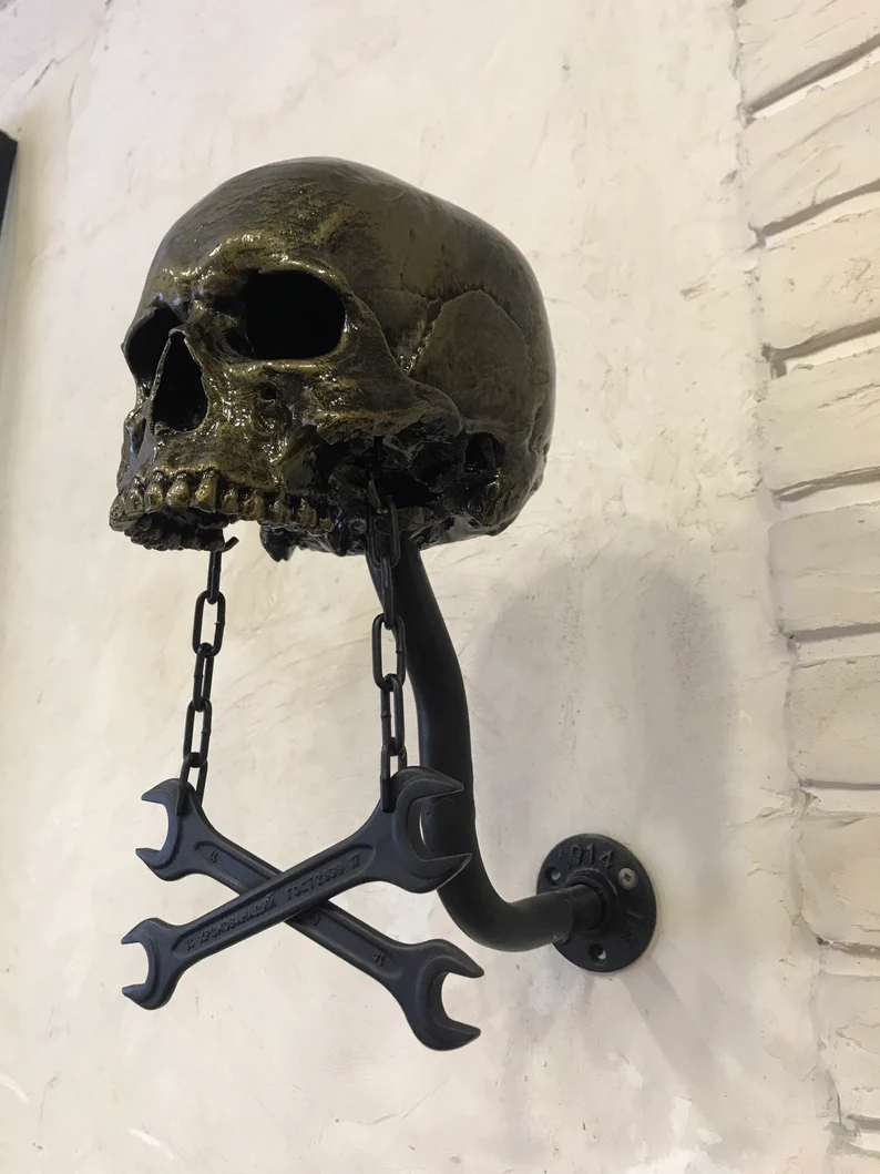Motorcycle Helmet Skull Holder🎁The most special gift for riders