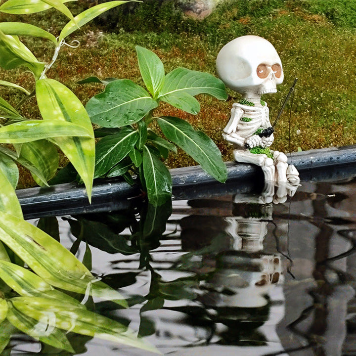 FISHING SKELETON HALLOWEEN DECOR | BUY 1 GET 1 FREE
