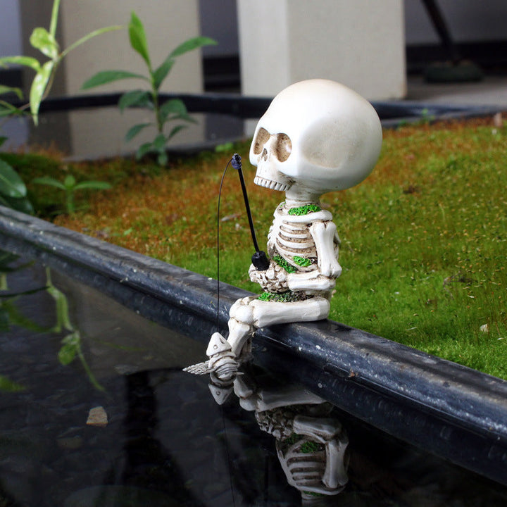 FISHING SKELETON HALLOWEEN DECOR | BUY 1 GET 1 FREE