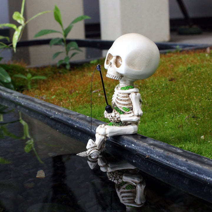 FISHING SKELETON HALLOWEEN DECOR | BUY 1 GET 1 FREE