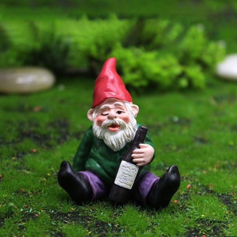 Garden Drunk Dwarfs Sculpture Decoration