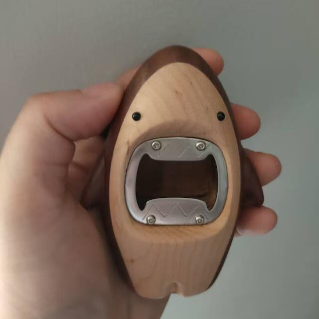 Wood Shark Bottle Opener