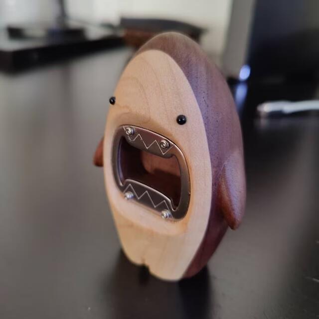 Wood Shark Bottle Opener