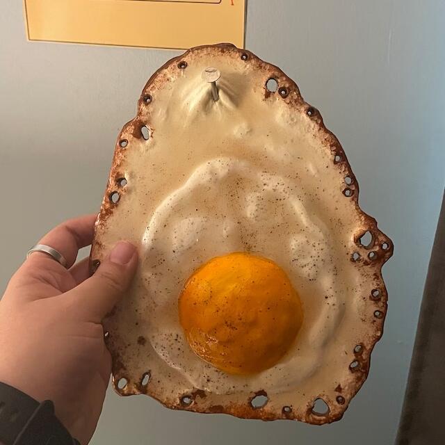 🍳Fried Egg Hanging on a Nail | Funny Gift