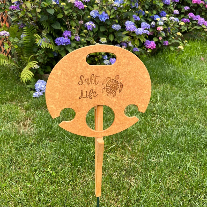 Personalized Outdoor Folding Wine Table - Gift for Outdoor Camping and Wine Lovers