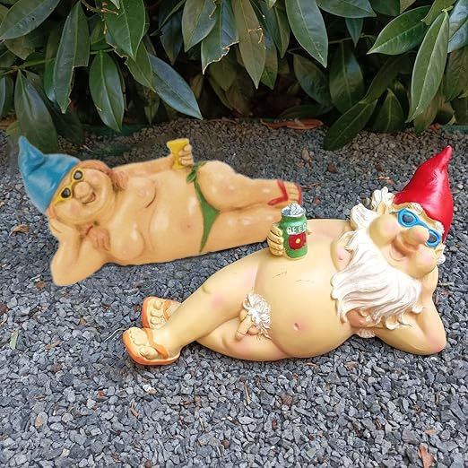 Hot Sale 50% Off-Naughty Garden Gnome Funny Statue