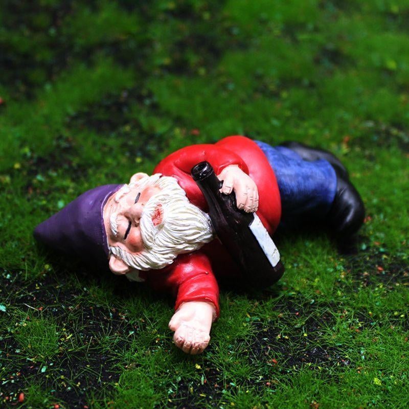 Garden Drunk Dwarfs Sculpture Decoration