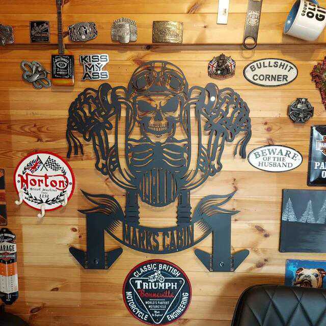 2024 NEW-Custom Motorcycle Helmet Holder, Great Gift for Bikers