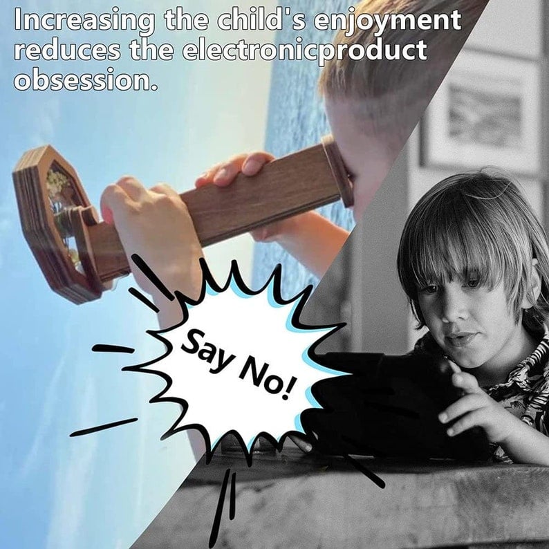 DIY Assembly Kaleidoscope Kit for KidsMagic Rotating Wooden image 7