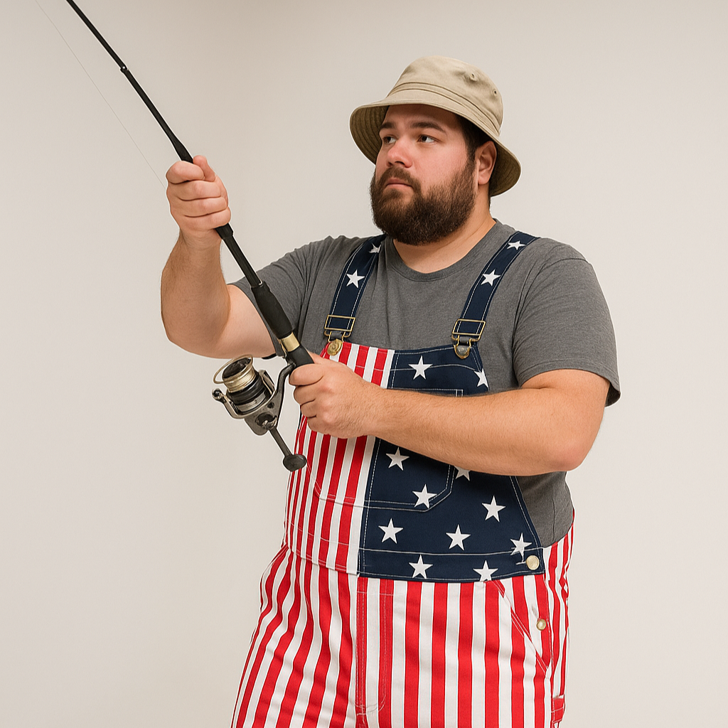 American Flag Overalls