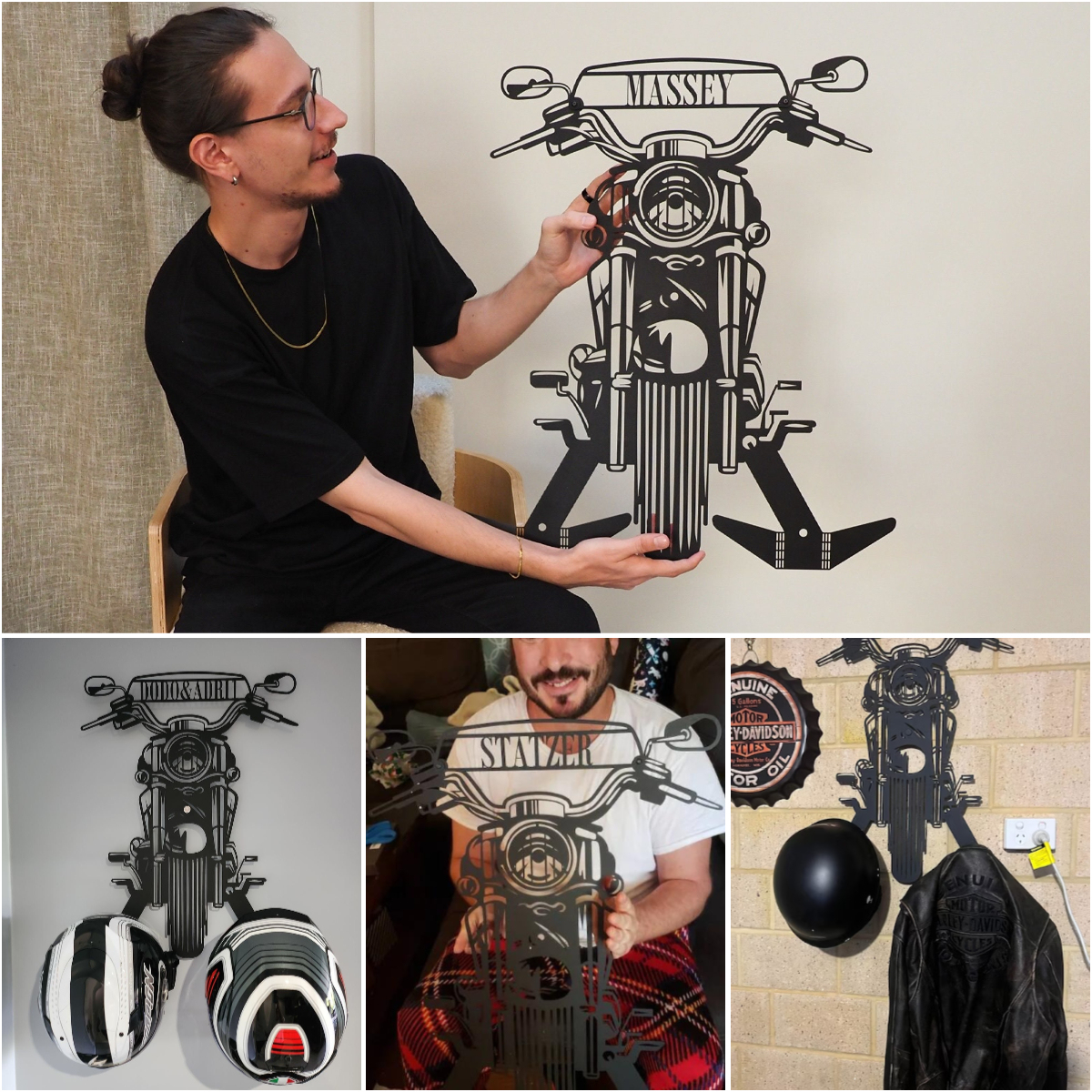 💝Personalized Motorcycle Helmet Holder