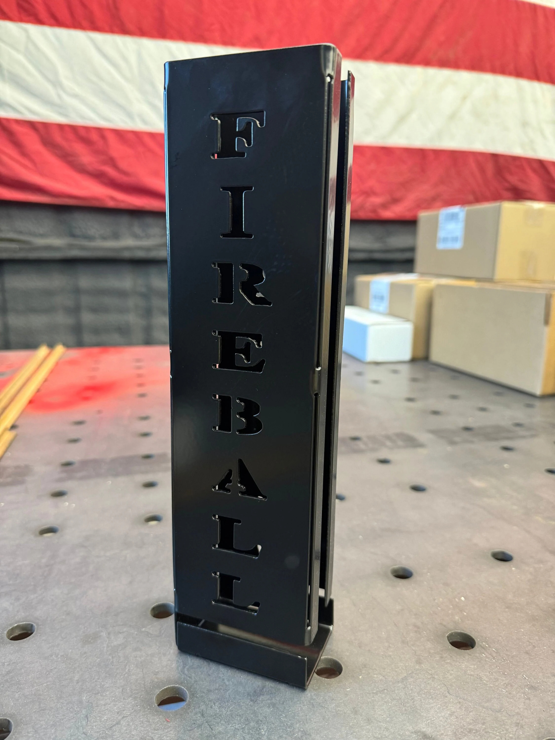 Custom Fireball Whiskey Shot Holder