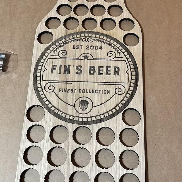 Wall Art Beer Bottle Cap Holder